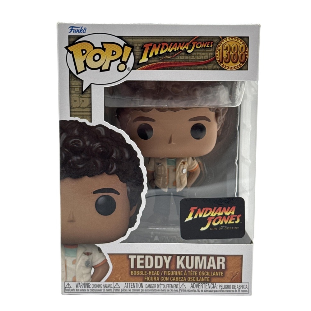 Funko Pop Indiana Jones Teddy Kumar #1388 Vinyl Bobblehead Standard Multicolor